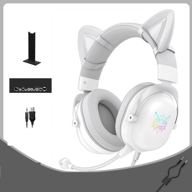 Head-Mounted Wired Computer Headset for Gaming - Designed for Girls
