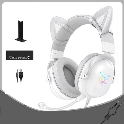 Head-Mounted Wired Computer Headset for Gaming - Designed for Girls