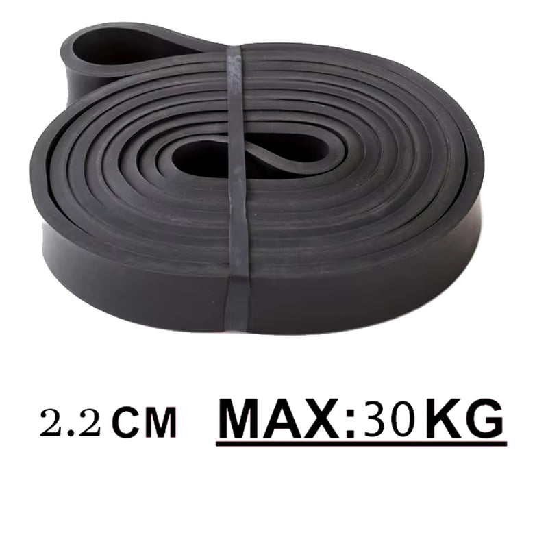 Heavy-Duty Latex Resistance Bands for Pull-Up Assistance and Pilates Workouts - Ideal for Home Gym Fitness and Body Shaping