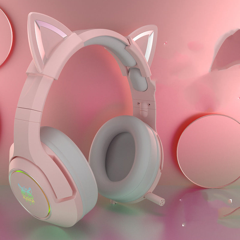 Head-Mounted Wired Computer Headset for Gaming - Designed for Girls