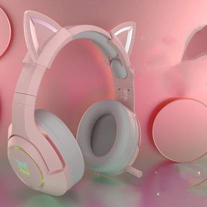 Head-Mounted Wired Computer Headset for Gaming - Designed for Girls