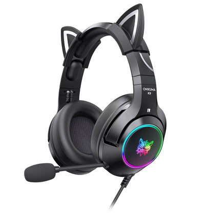 Head-Mounted Wired Computer Headset for Gaming - Designed for Girls
