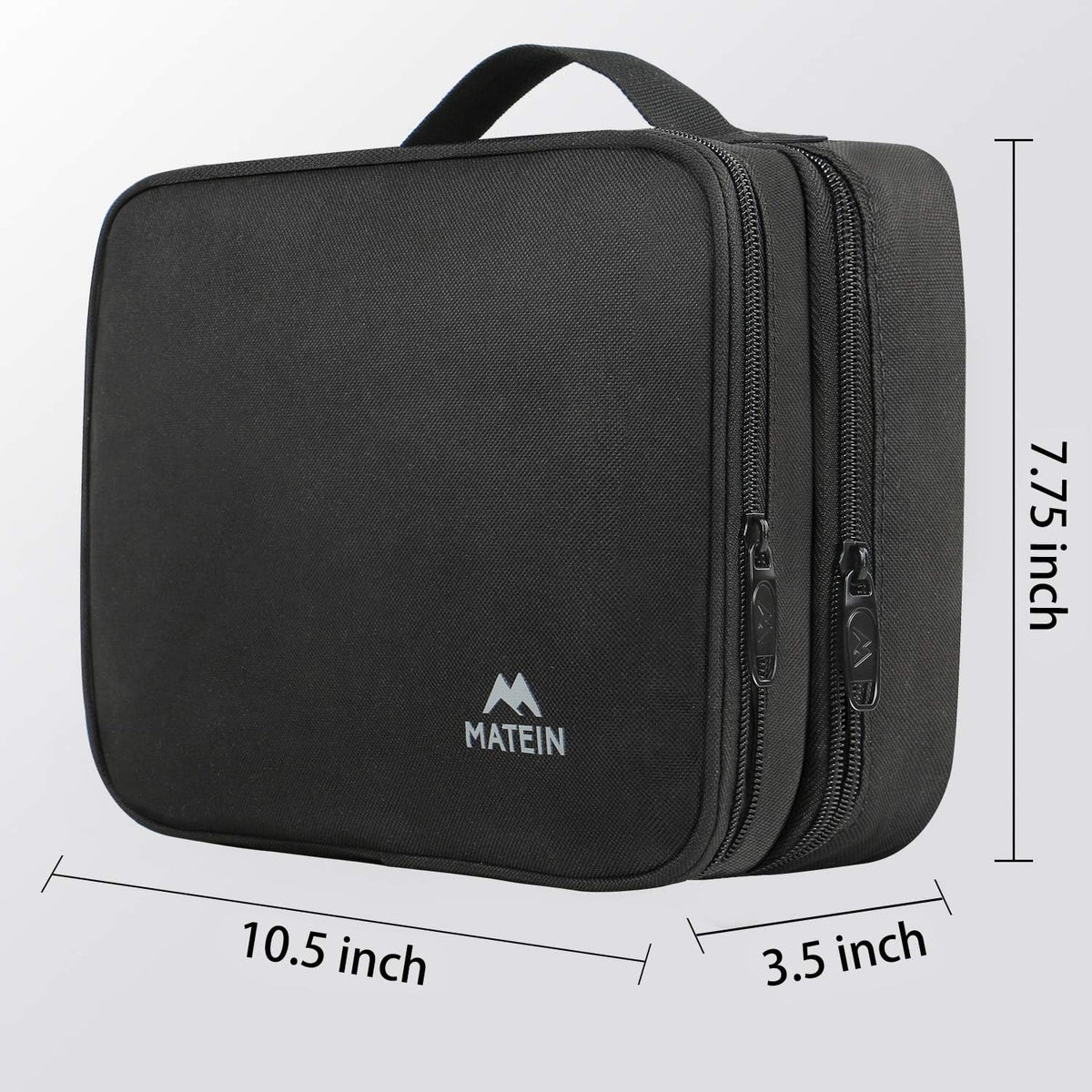 Electronics Organizer Travel Case and Cable Management Bag in Black