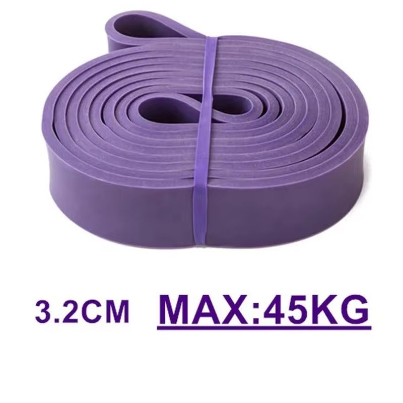 Heavy-Duty Latex Resistance Bands for Pull-Up Assistance and Pilates Workouts - Ideal for Home Gym Fitness and Body Shaping