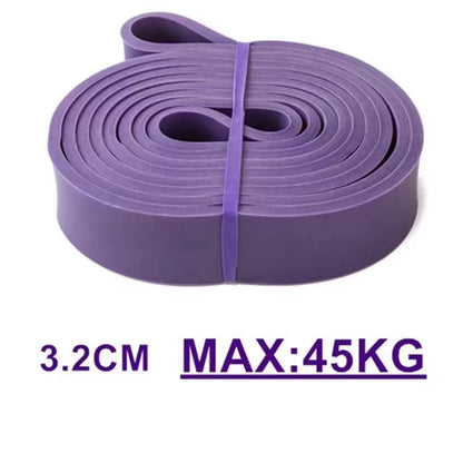 Heavy-Duty Latex Resistance Bands for Pull-Up Assistance and Pilates Workouts - Ideal for Home Gym Fitness and Body Shaping