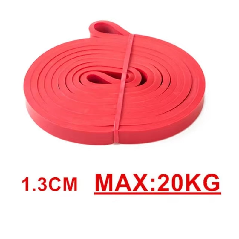 Heavy-Duty Latex Resistance Bands for Pull-Up Assistance and Pilates Workouts - Ideal for Home Gym Fitness and Body Shaping