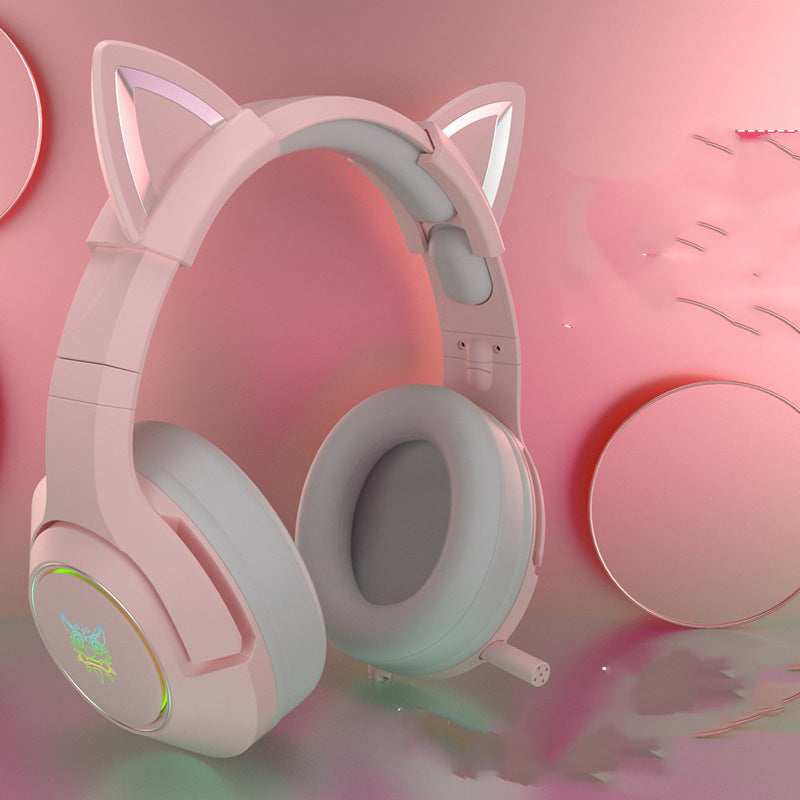 Head-Mounted Wired Computer Headset for Gaming - Designed for Girls