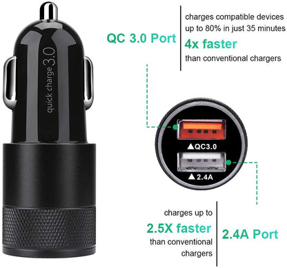 High-Speed 30W USB Phone Charger with 5.4A Quick Charging Capability
