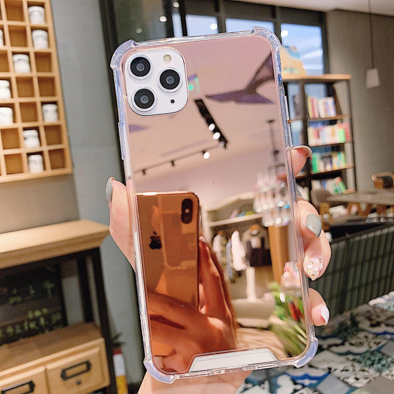 Elegant Mirror Phone Case with Integrated Reflective Surface