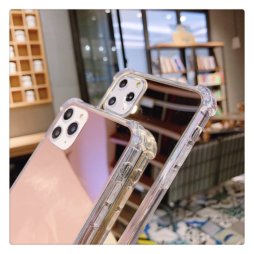 Elegant Mirror Phone Case with Integrated Reflective Surface