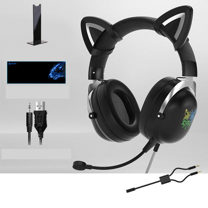 Head-Mounted Wired Computer Headset for Gaming - Designed for Girls