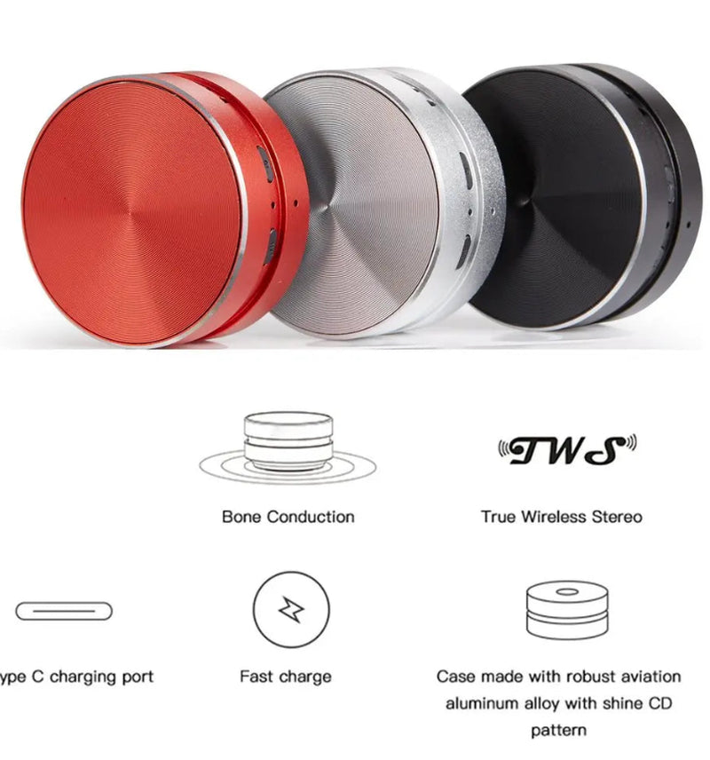 Compact Mini Bluetooth Bone Conduction Speaker - Hummingbird Model