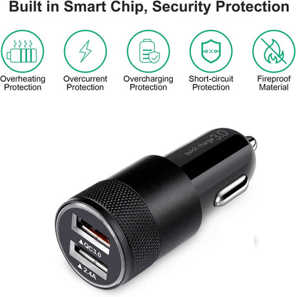 High-Speed 30W USB Phone Charger with 5.4A Quick Charging Capability