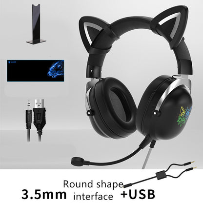 Head-Mounted Wired Computer Headset for Gaming - Designed for Girls